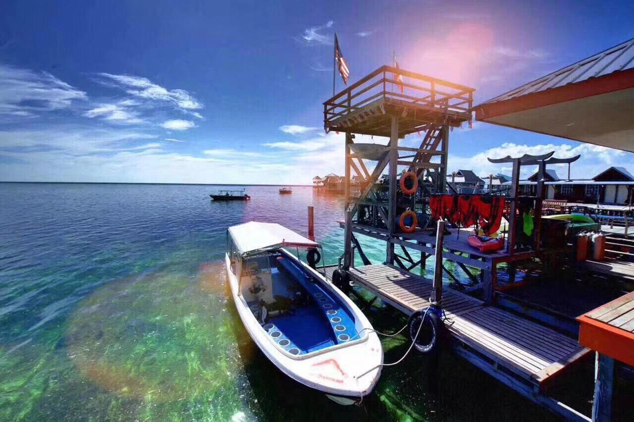Mabul Paradise Lodge Mabul Island Exterior photo